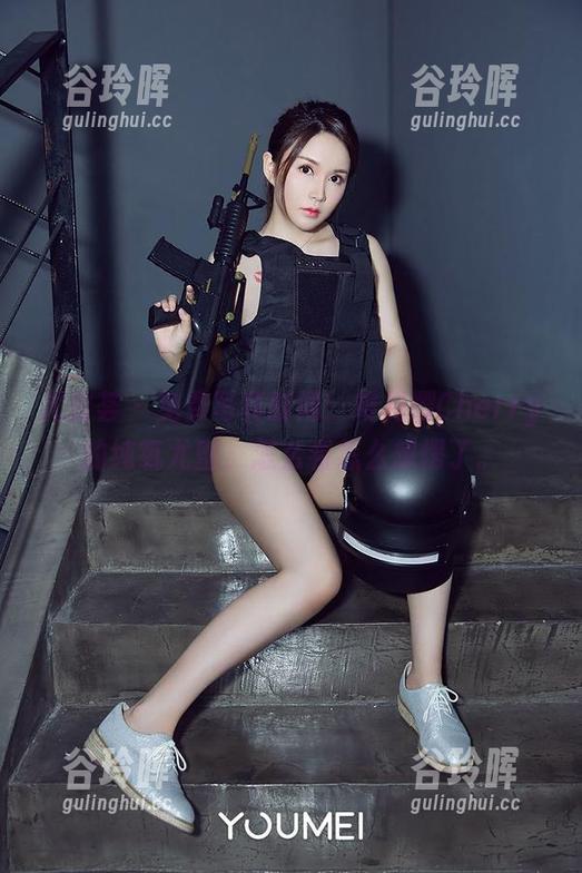 尤蜜荟 - 免费写真时间：绯月樱Cherry的纯氧尤蜜，怎么看怎么想愣了。