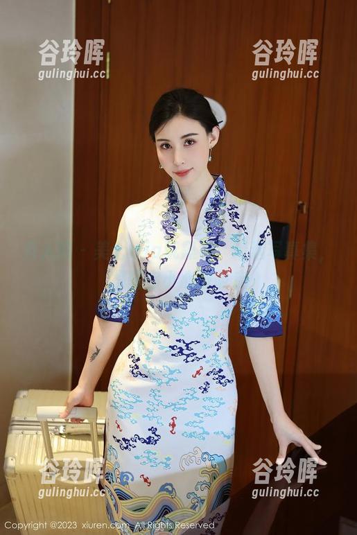 秀人网 - 美七mia玩黑色：精选写真集，提醒你小心被吸走