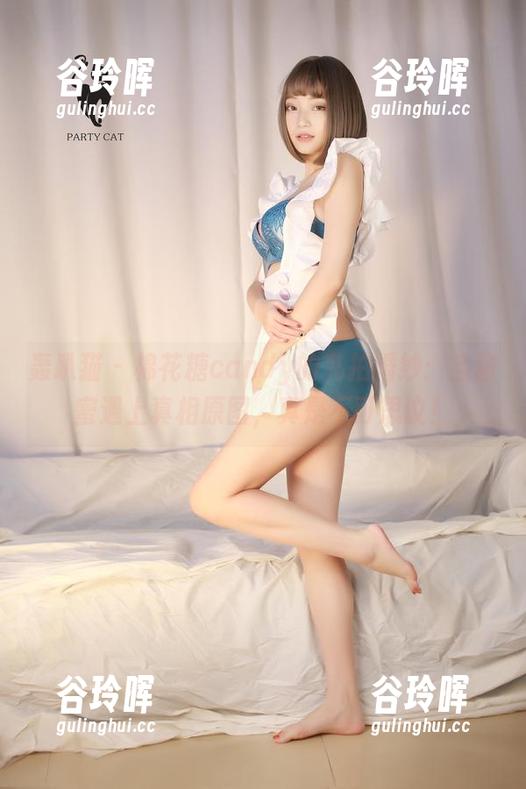 轰趴猫 - 棉花糖candy的私拍婚纱：当甜蜜遇上真相原图，真是不可思议！